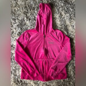 Juicy Couture Fuchsia Velour Zip Up Jacket